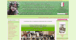 Desktop Screenshot of cosmetiquesdusud.com